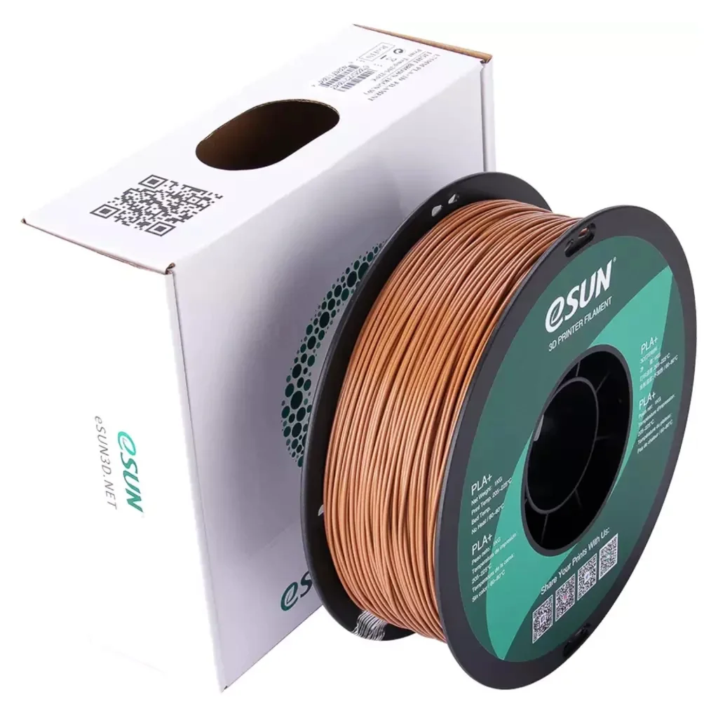 Пластик для 3D-принтера eSUN PLA+ P1.75мм, 1кг, brown, Light (PLA+P175LC1)