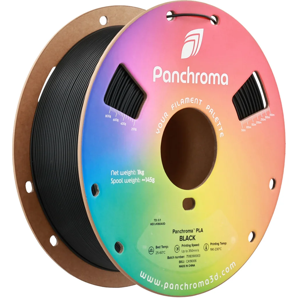 Пластик для 3D-принтера Polymaker PLA Panchroma 1,75mm 1kg Black (CA19006)