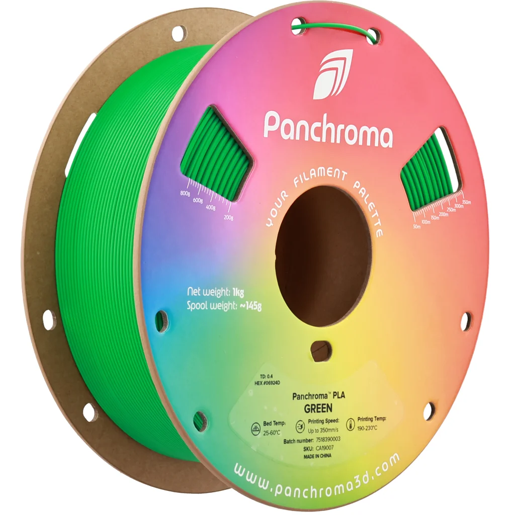 Пластик для 3D-принтера Polymaker PLA Panchroma 1,75mm 1kg Green (CA19007)