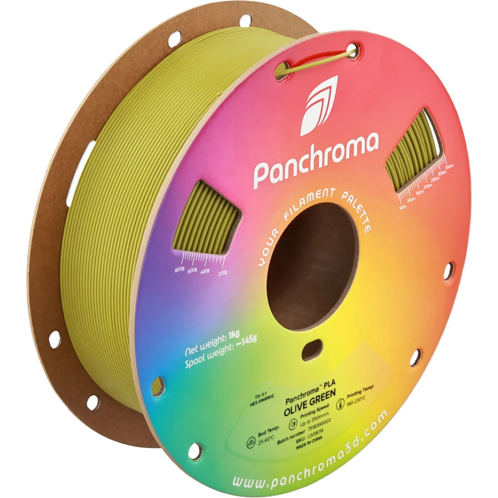Пластик для 3D-принтера Polymaker PLA Panchroma 1,75mm 1kg Olive Green (CA19014)