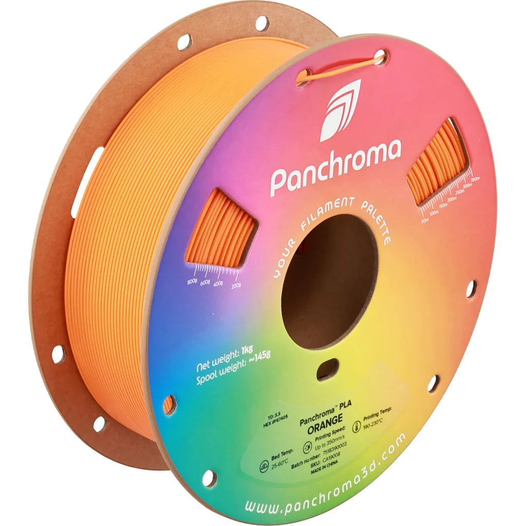 Пластик для 3D-принтера Polymaker PLA Panchroma 1,75mm 1kg Orange (CA19008)