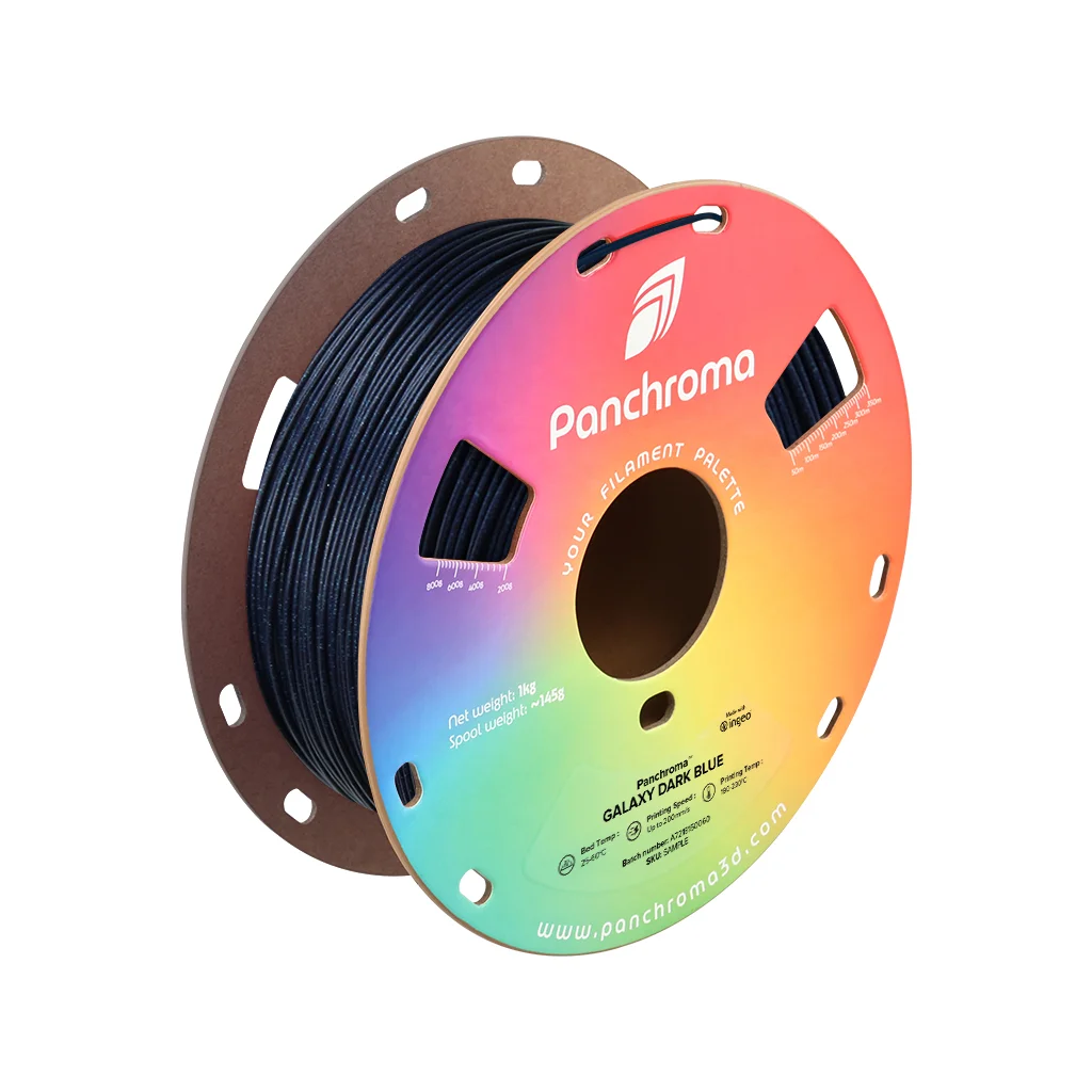 Пластик для 3D-принтера Polymaker PLA PANCHROMA GALAXY 1,75mm 1kg DARK BLUE (CA02025)