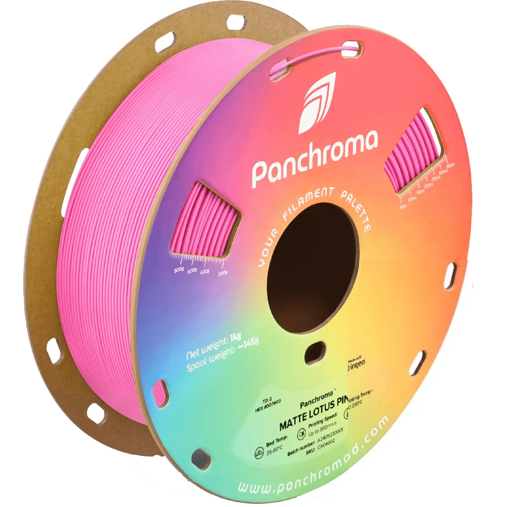 Пластик для 3D-принтера Polymaker PLA PANCHROMA MATTE 1,75mm 1kg LOTUS PINK (CA04002)