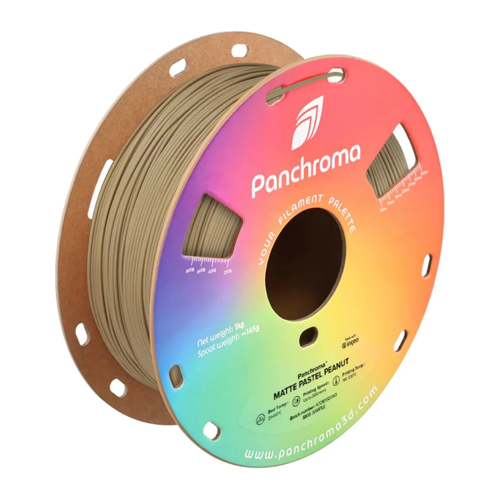 Пластик для 3D-принтера Polymaker PLA PANCHROMA MATTE 1,75mm 1kg PASTEL PEANUT (CA04034)