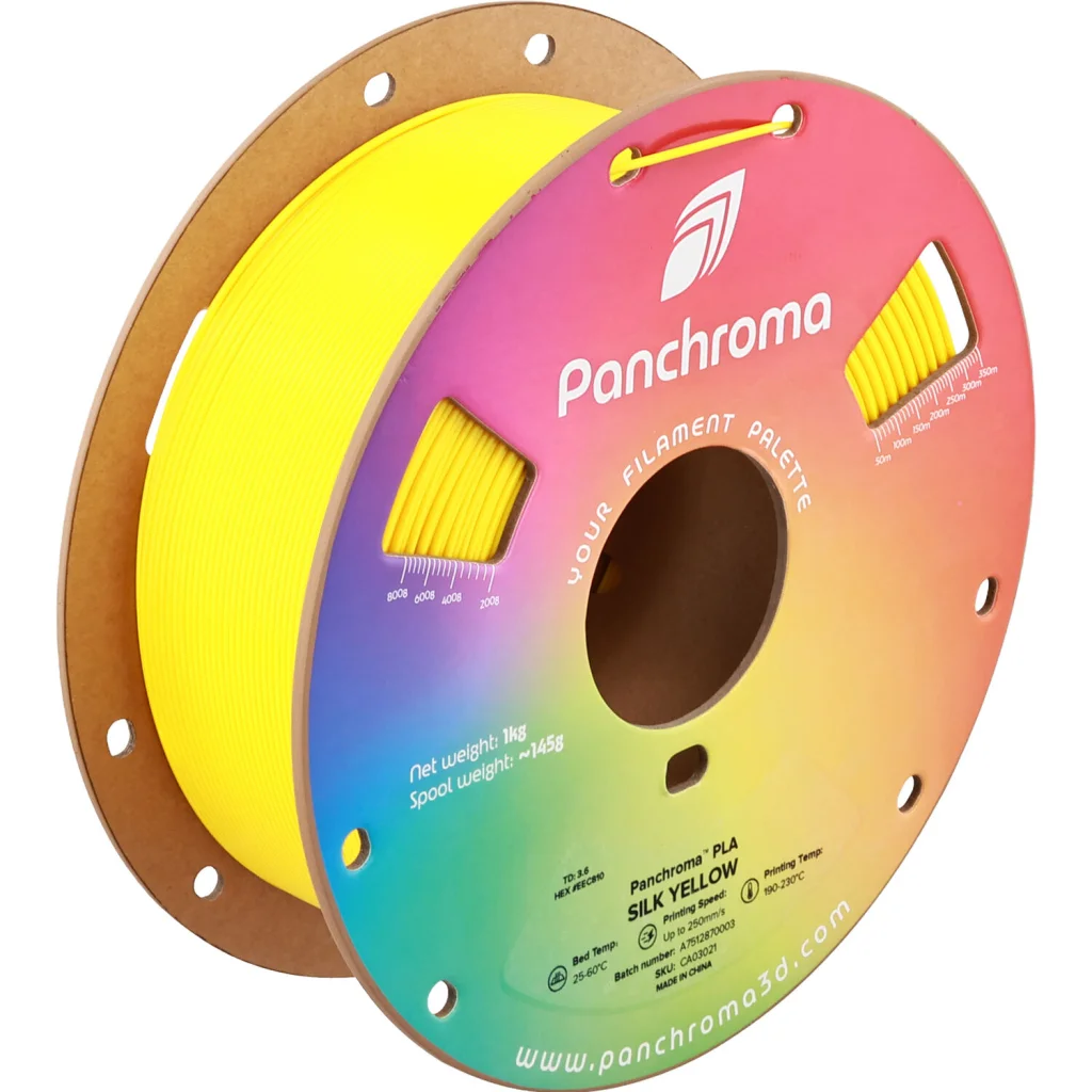 Пластик для 3D-принтера Polymaker PLA PANCHROMA SILK 1,75mm 1kg YELLOW (CA03021)