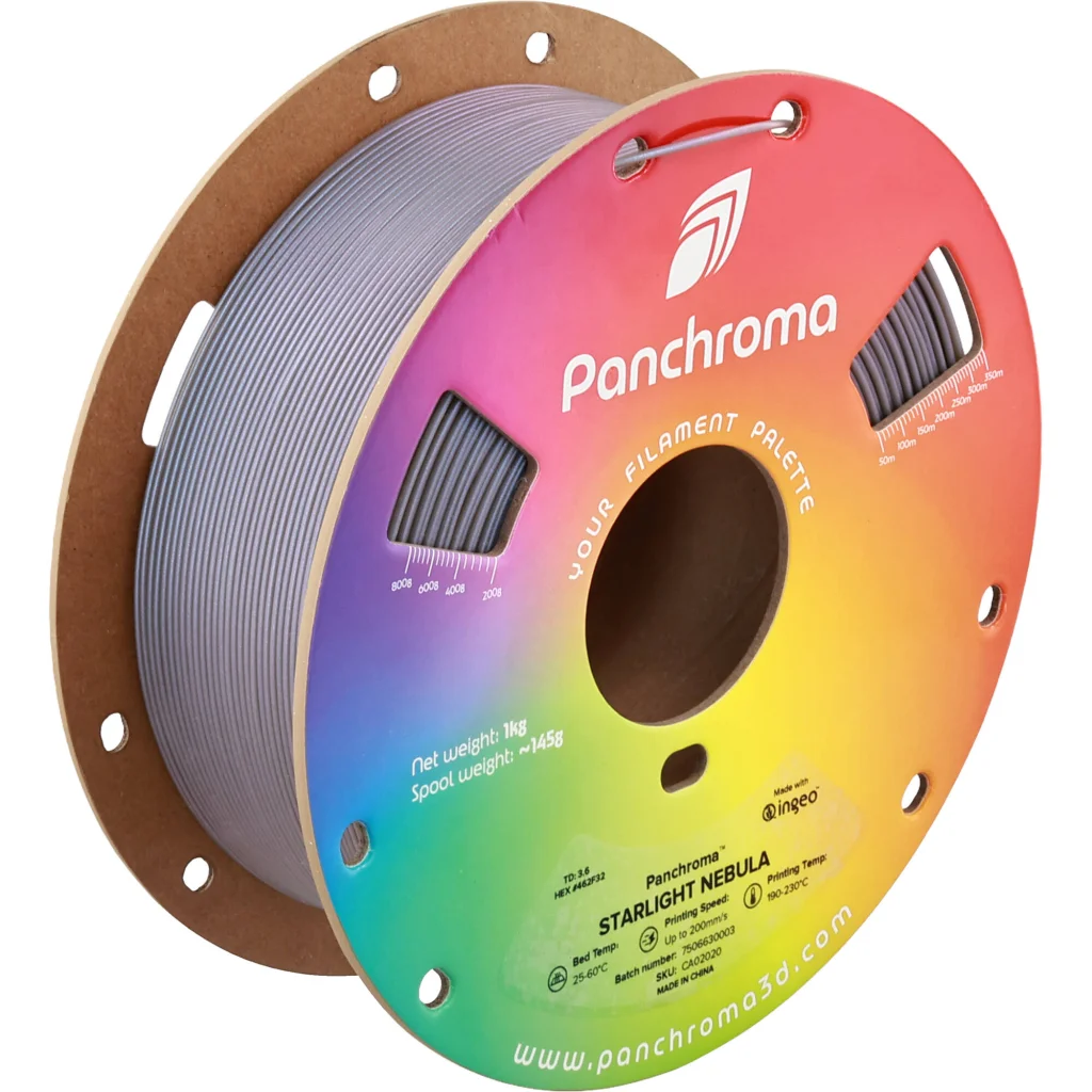 Пластик для 3D-принтера Polymaker PLA PANCHROMA STARLIGHT 1,75mm 1kg NEBULA (CA02020)