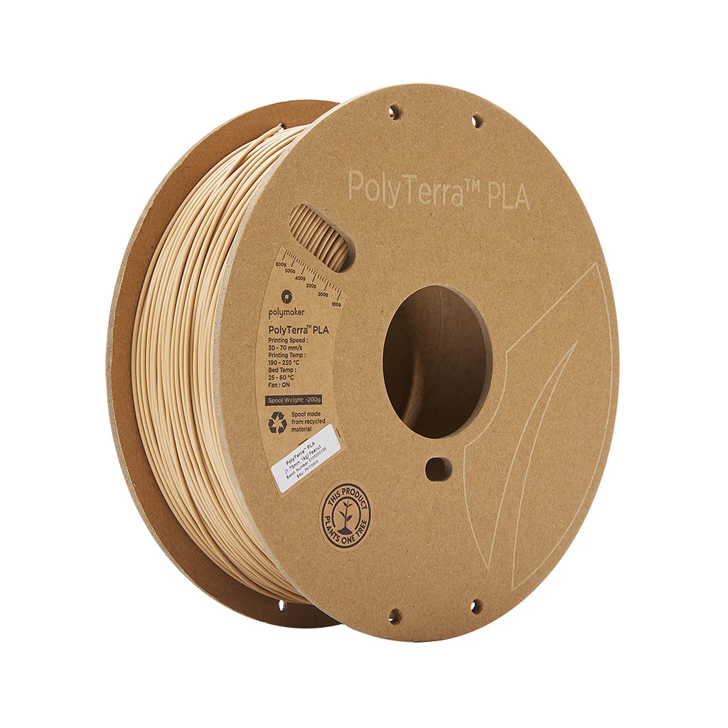 Пластик для 3D-принтера Polymaker PLA PolyTerra 1,75mm 1kg PEANUT (PM70909)