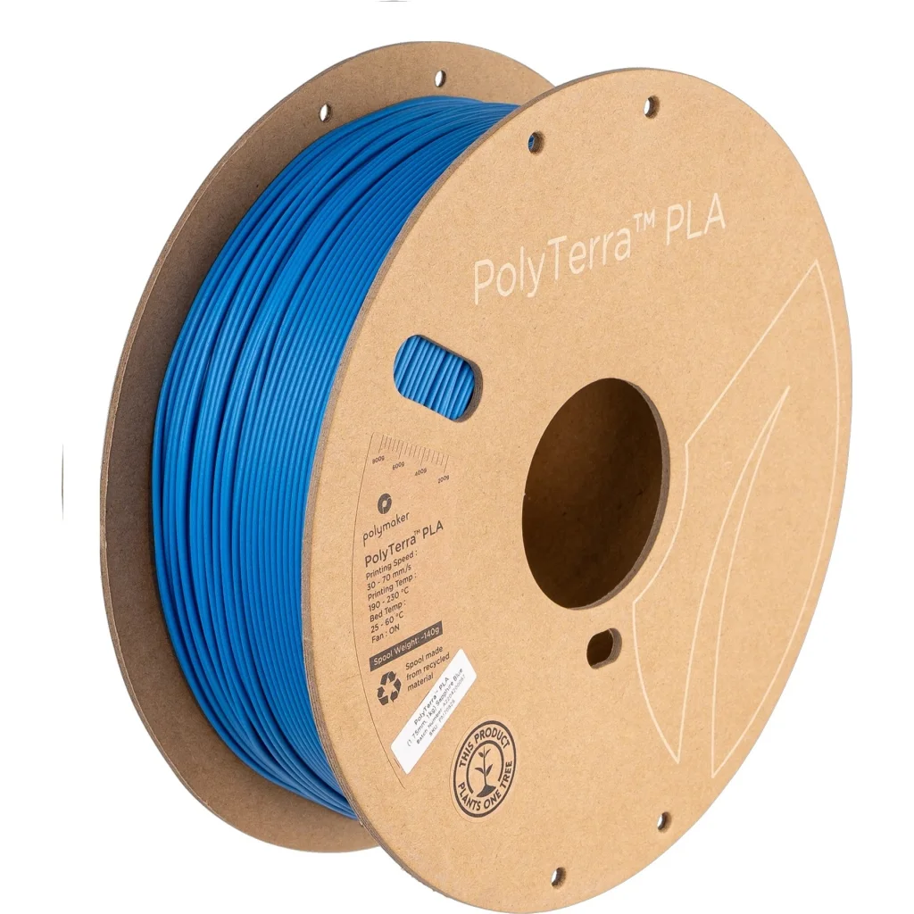 Пластик для 3D-принтера Polymaker PLA PolyTerra 1,75mm BLUE, SAPHIRE (PM70828)