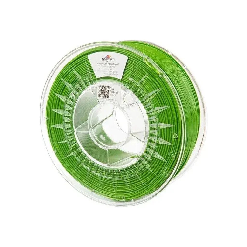 Пластик для 3D-принтера Spectrum ABS GP450 1.75mm 1kg PURE GREEN (80352)