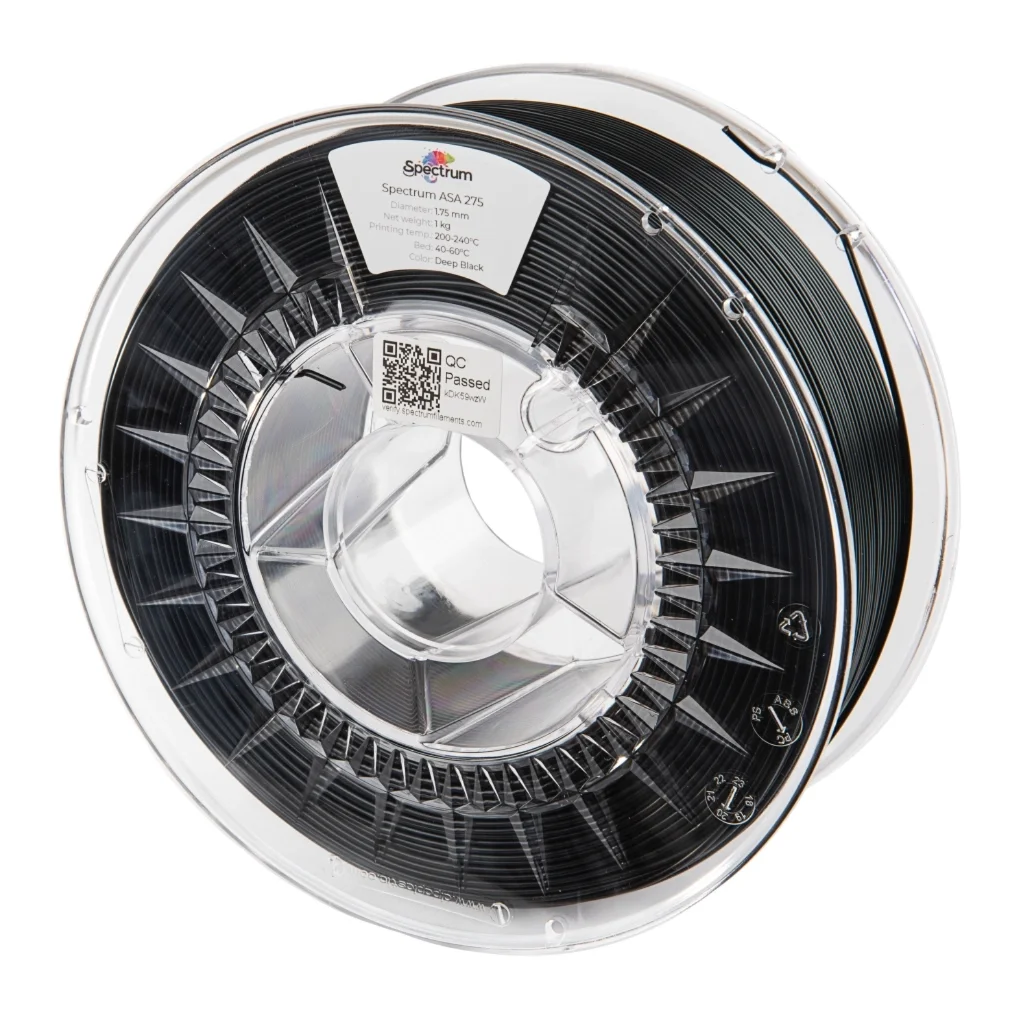 Пластик для 3D-принтера Spectrum ASA 275 1.75 mm 1kg Black, Deep (80302)