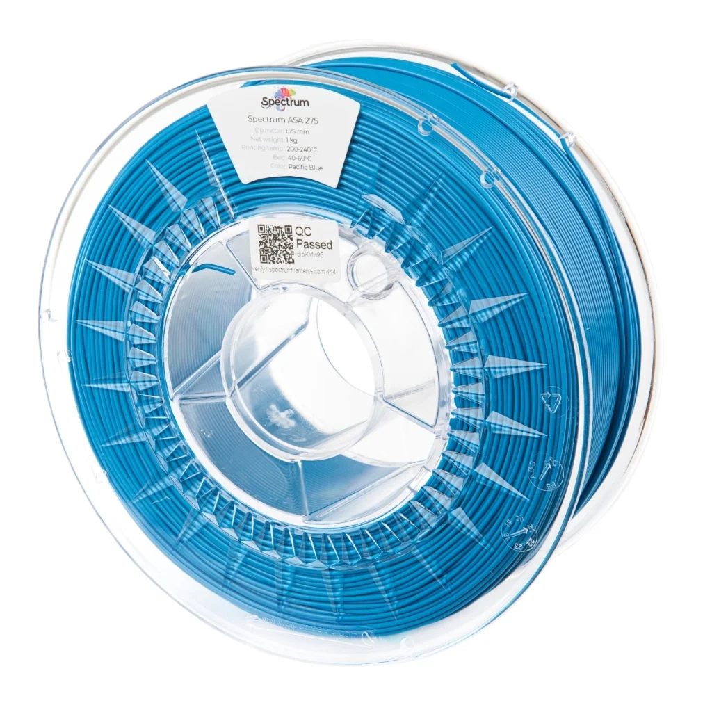 Пластик для 3D-принтера Spectrum ASA 275 1.75 mm 1kg Blue, Pacific (80533)