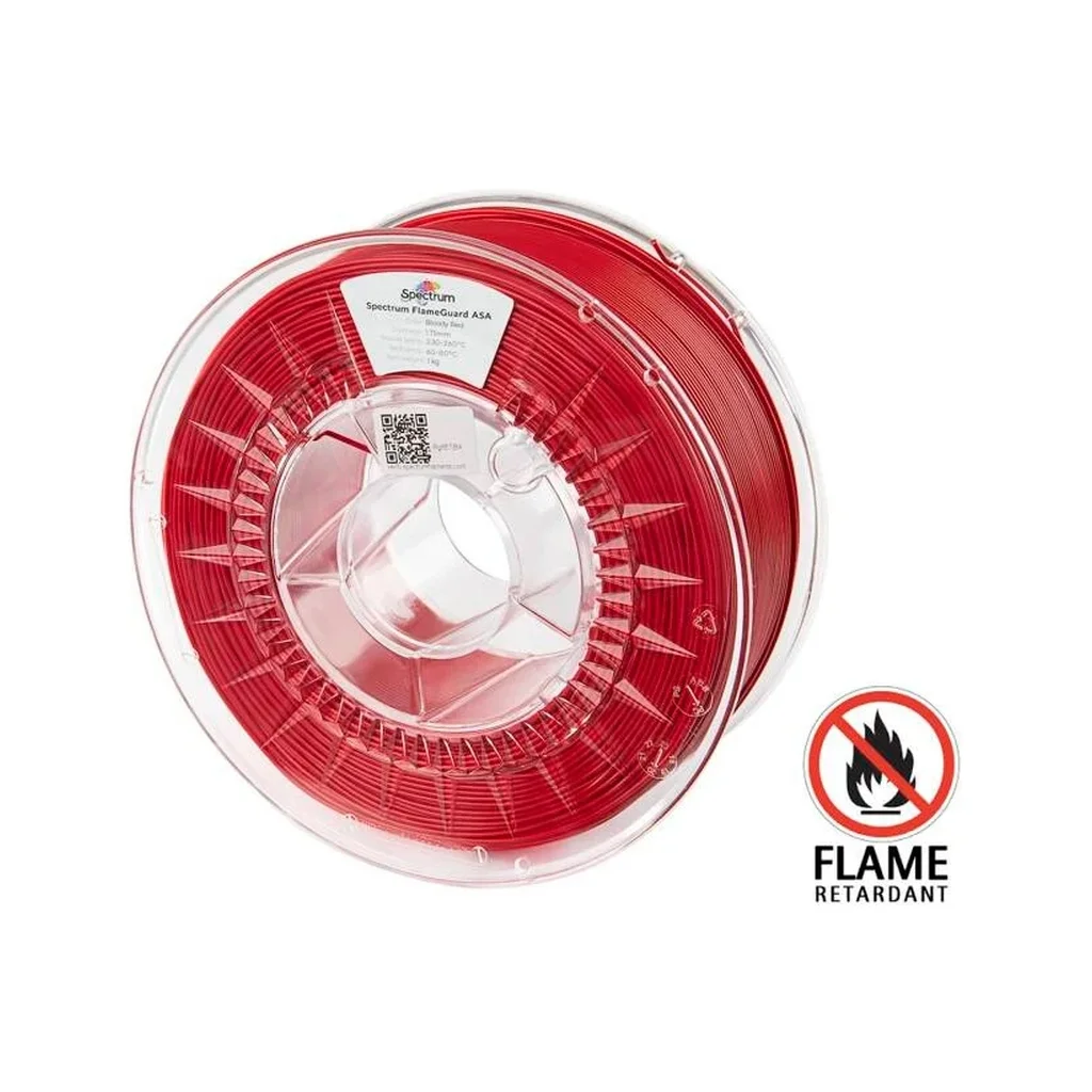 Пластик для 3D-принтера Spectrum ASA 275 FlameGuard 1.75mm 1kg Red, Bloody (81567)