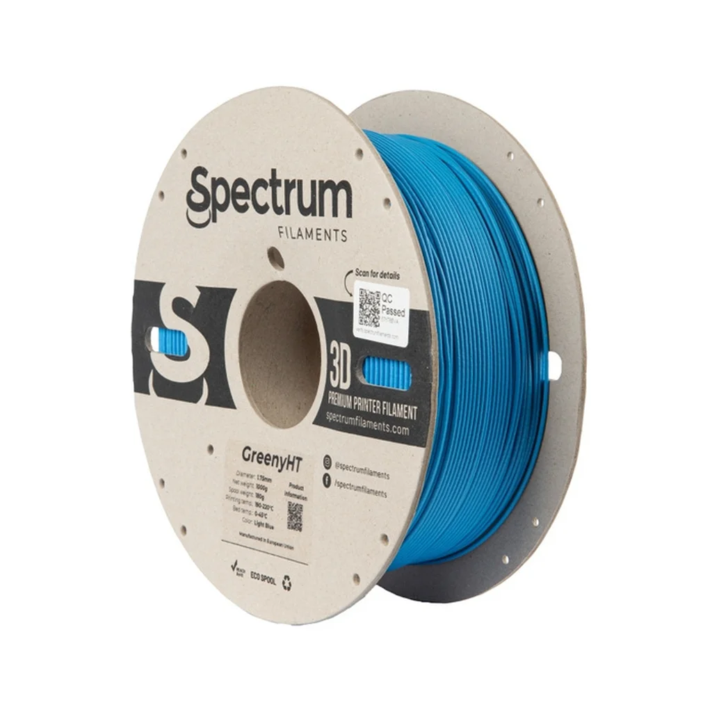 Пластик для 3D-принтера Spectrum GreenyHT 1.75mm 1kg Blue, Light RAL 5012 (80703)