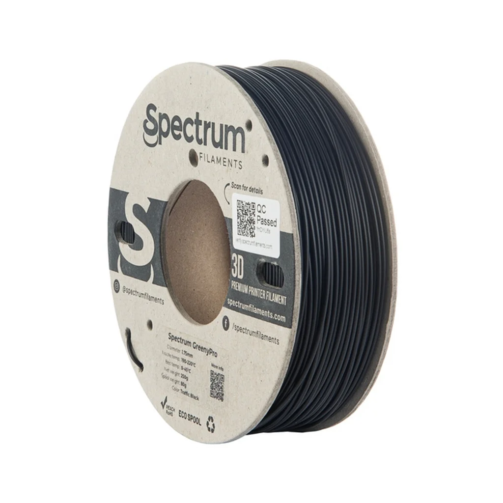 Пластик для 3D-принтера Spectrum GreenyPro 1.75mm 0.25 kg Black, Traffic (80994)