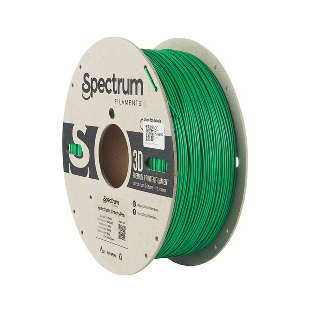 Пластик для 3D-принтера Spectrum GreenyPro 1.75mm 1kg Green, Real (80907)