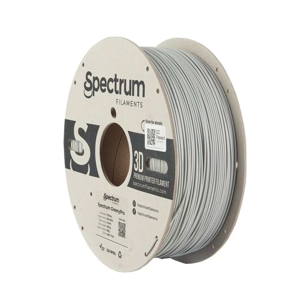 Пластик для 3D-принтера Spectrum GreenyPro 1.75mm 1kg Grey, Light (80903)
