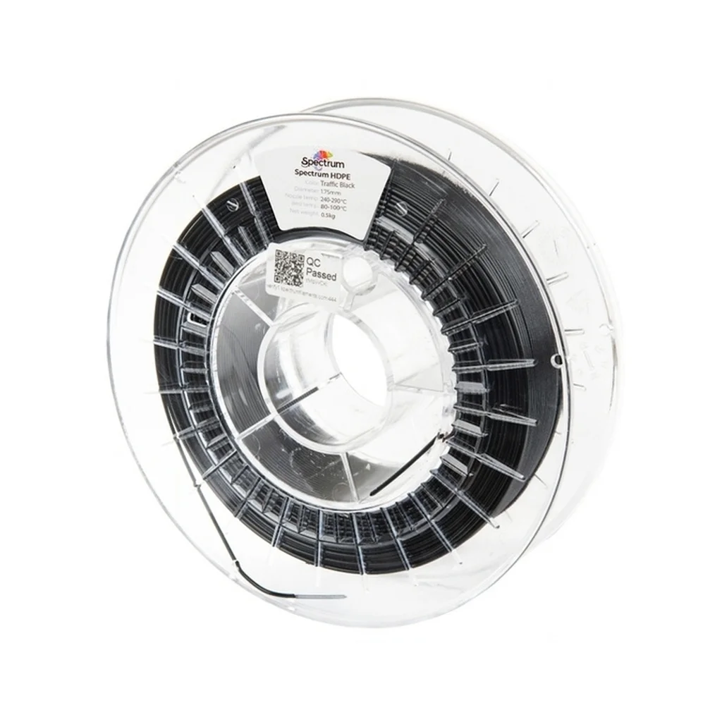 Пластик для 3D-принтера Spectrum HDPE 1.75mm 0.5kg, Black,Traffic (81636)