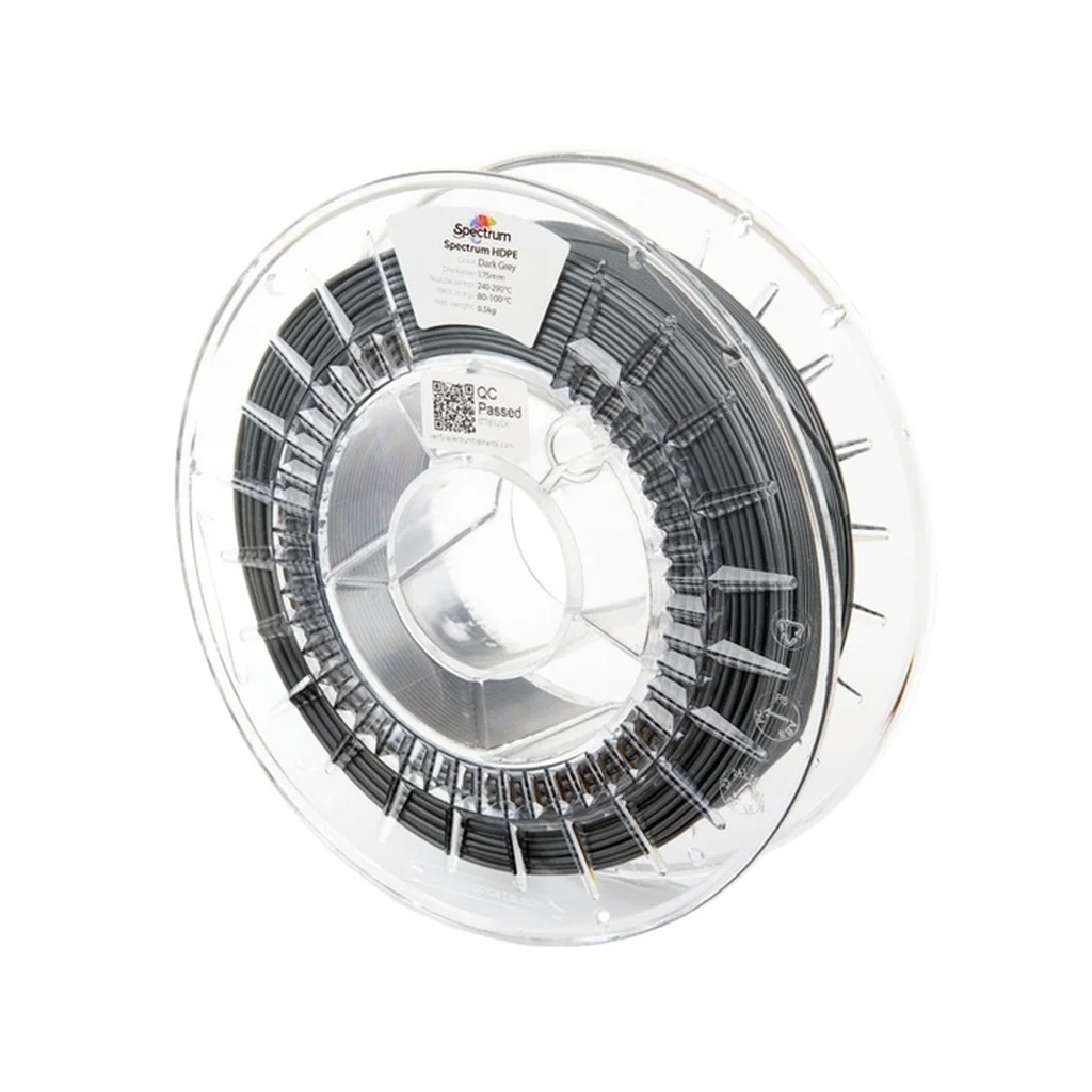 Пластик для 3D-принтера Spectrum HDPE 1.75mm 0.5kg, Grey, Dark (81633)