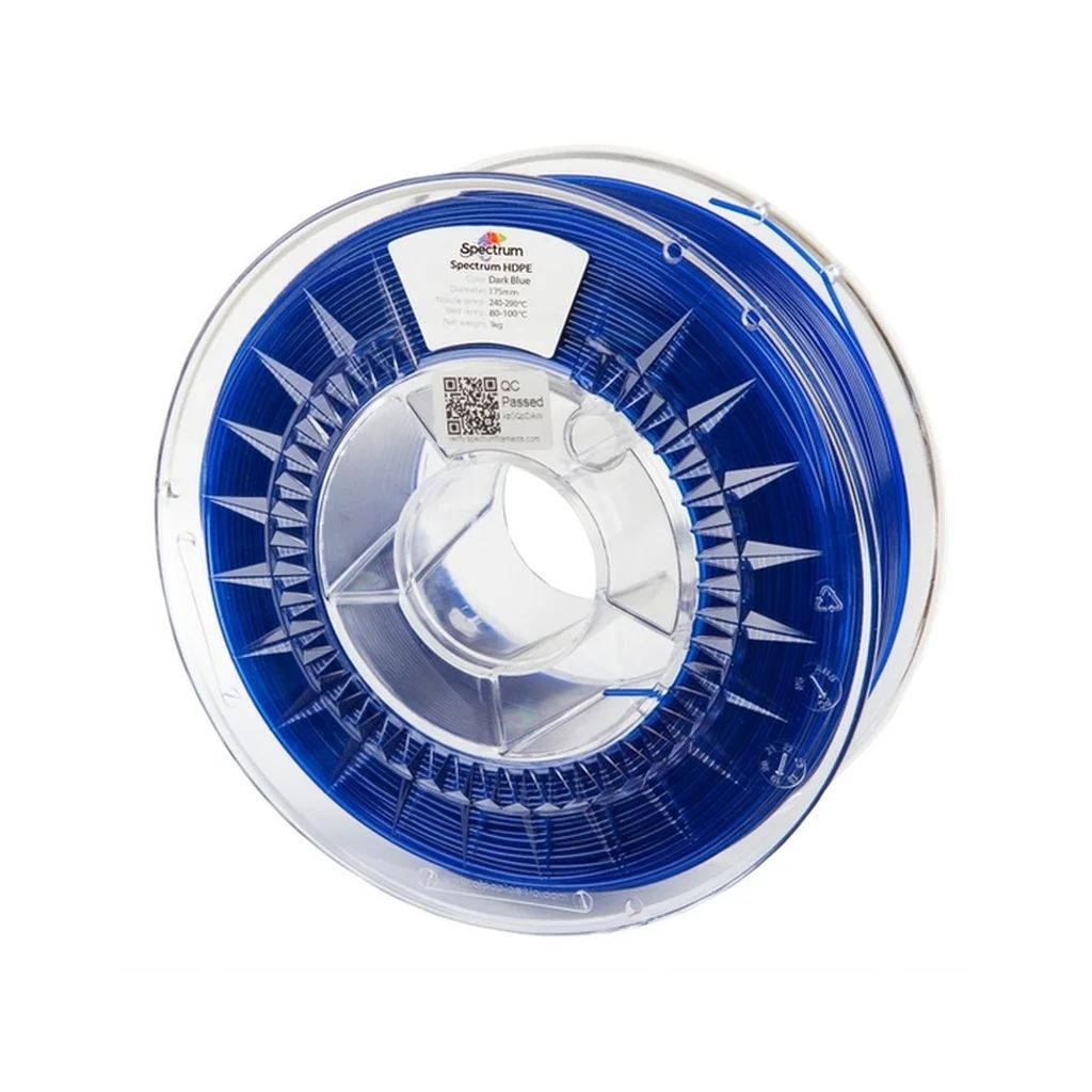 Пластик для 3D-принтера Spectrum HDPE 1.75mm 1kg, Blue, Dark (81641)