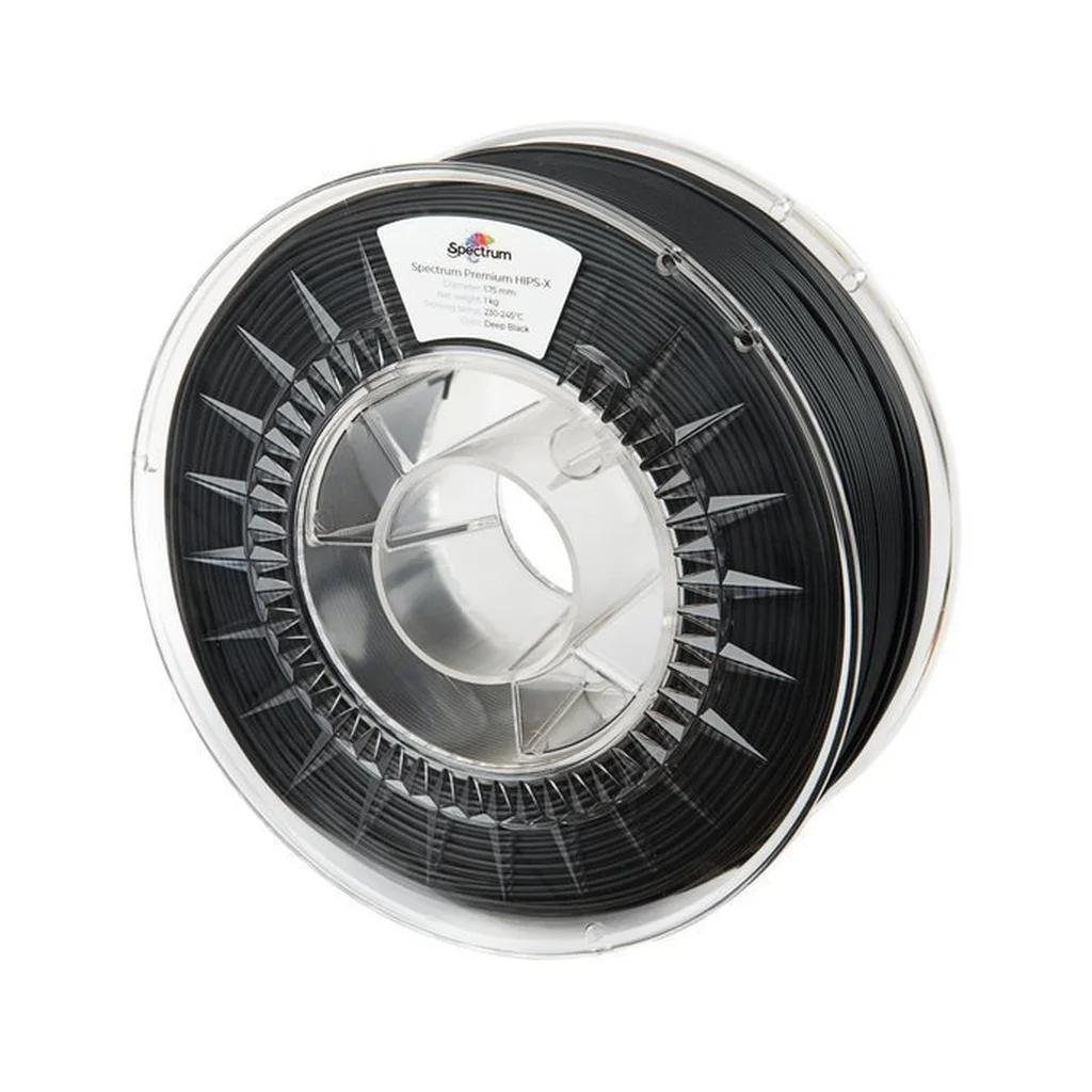 Пластик для 3D-принтера Spectrum HIPS-X 1.75mm 1kg Black, Deep (80078)