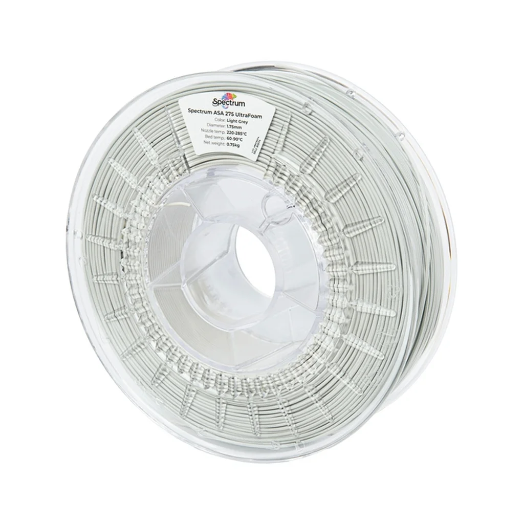 Пластик для 3D-принтера Spectrum LW-ASA UltraFoam 1.75mm 0.75kg Grey, Light (81574)