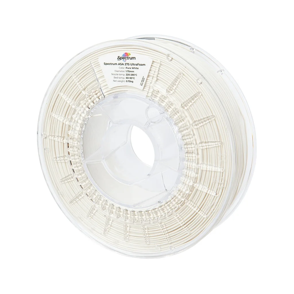 Пластик для 3D-принтера Spectrum LW-ASA UltraFoam 1.75mm 0.75kg White, Pure (81571)