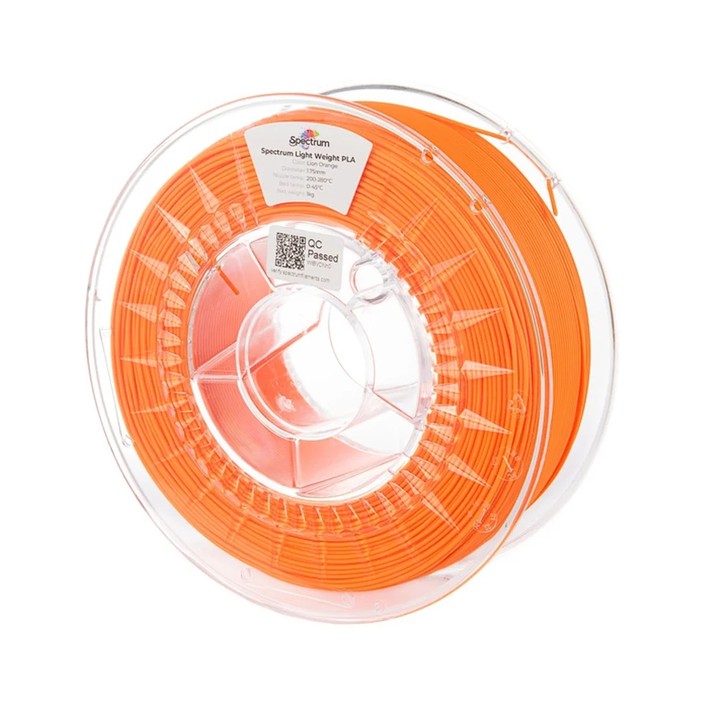 Пластик для 3D-принтера Spectrum LW-PLA UltraFoam 1.75mm 0.75kg Orange, Lion (81003)
