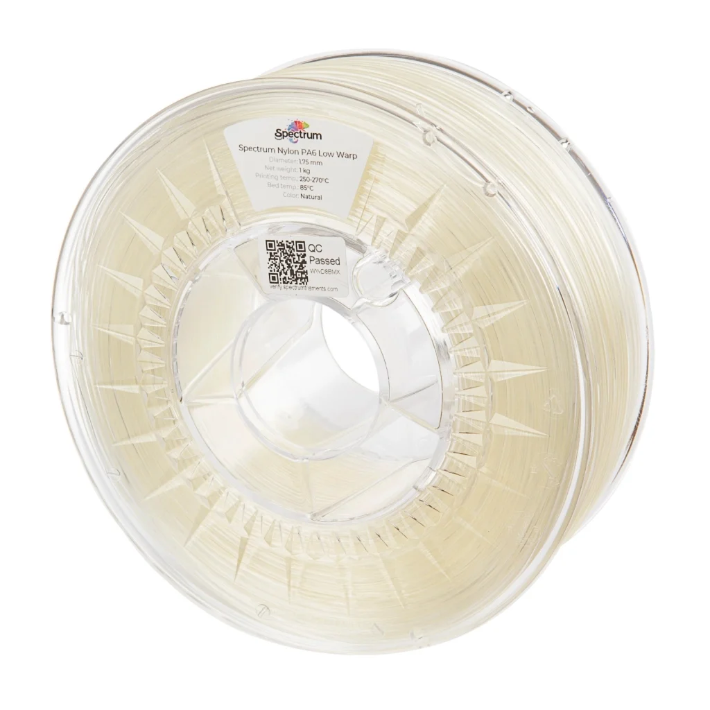 Пластик для 3D-принтера Spectrum Nylon PA6 Low Warp 1.75mm Natural 0.50kg (80173)