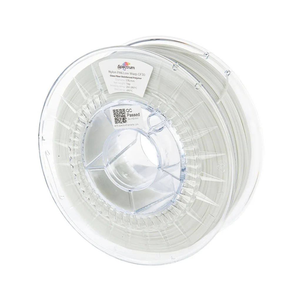 Пластик для 3D-принтера Spectrum PA6 Low Warp GF30 1.75mm Natural 1kg (80722)