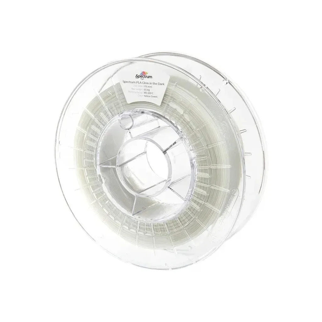 Пластик для 3D-принтера Spectrum PET-G Glow in the Dark 1.75mm 0.5kg YELLOW-GREEN (80536)