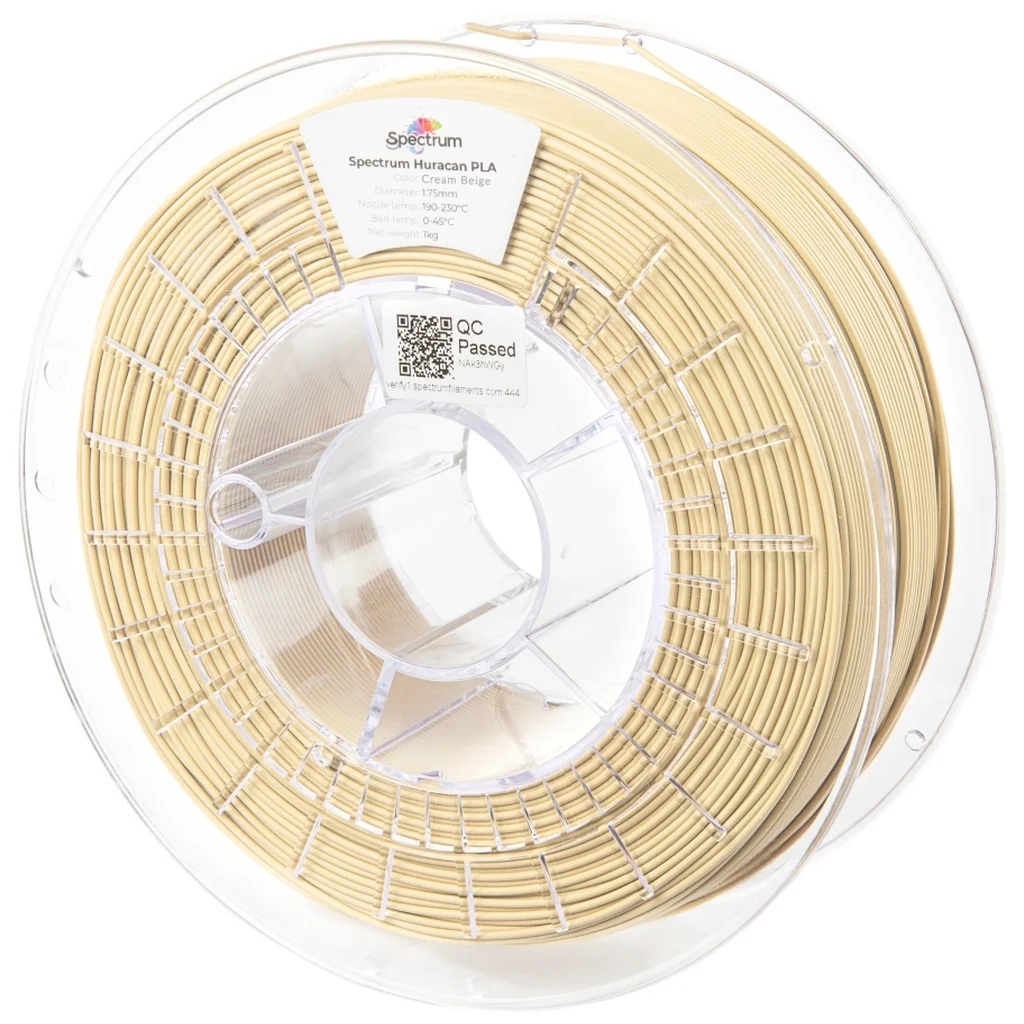 Пластик для 3D-принтера Spectrum PLA Huracan PLA 1.75mm 1kg CREAM BEIGE (80922)