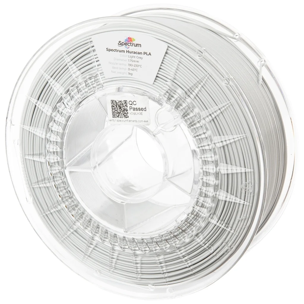 Пластик для 3D-принтера Spectrum PLA Huracan PLA 1.75mm 1kg LIGHT GREY (80924)