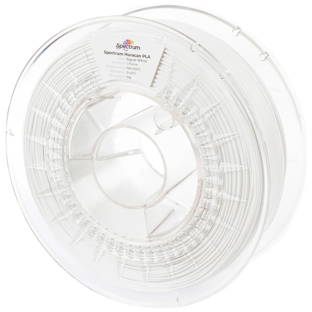 Пластик для 3D-принтера Spectrum PLA Huracan PLA 1.75mm 1kg SIGNAL WHITE (80929)