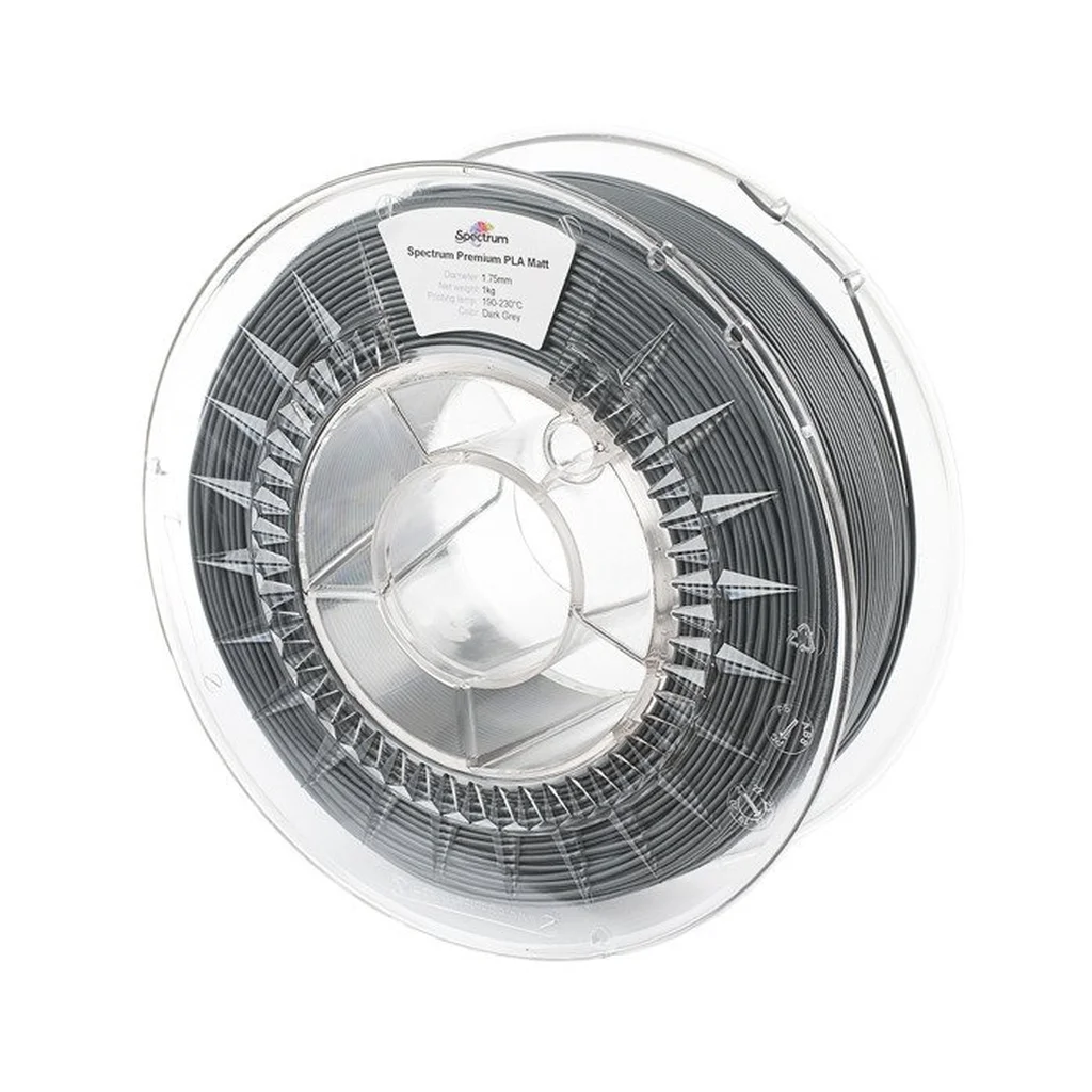 Пластик для 3D-принтера Spectrum PLA Matt 1.75mm 1kg Grey, Dark (80238)