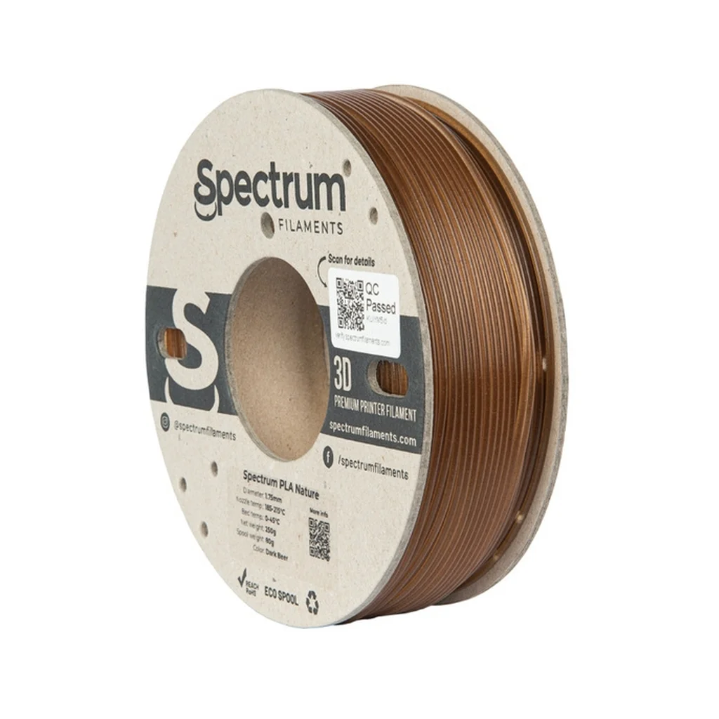 Пластик для 3D-принтера Spectrum PLA Nature 1.75mm 0.25kg Braun BEER, DARK (80988)