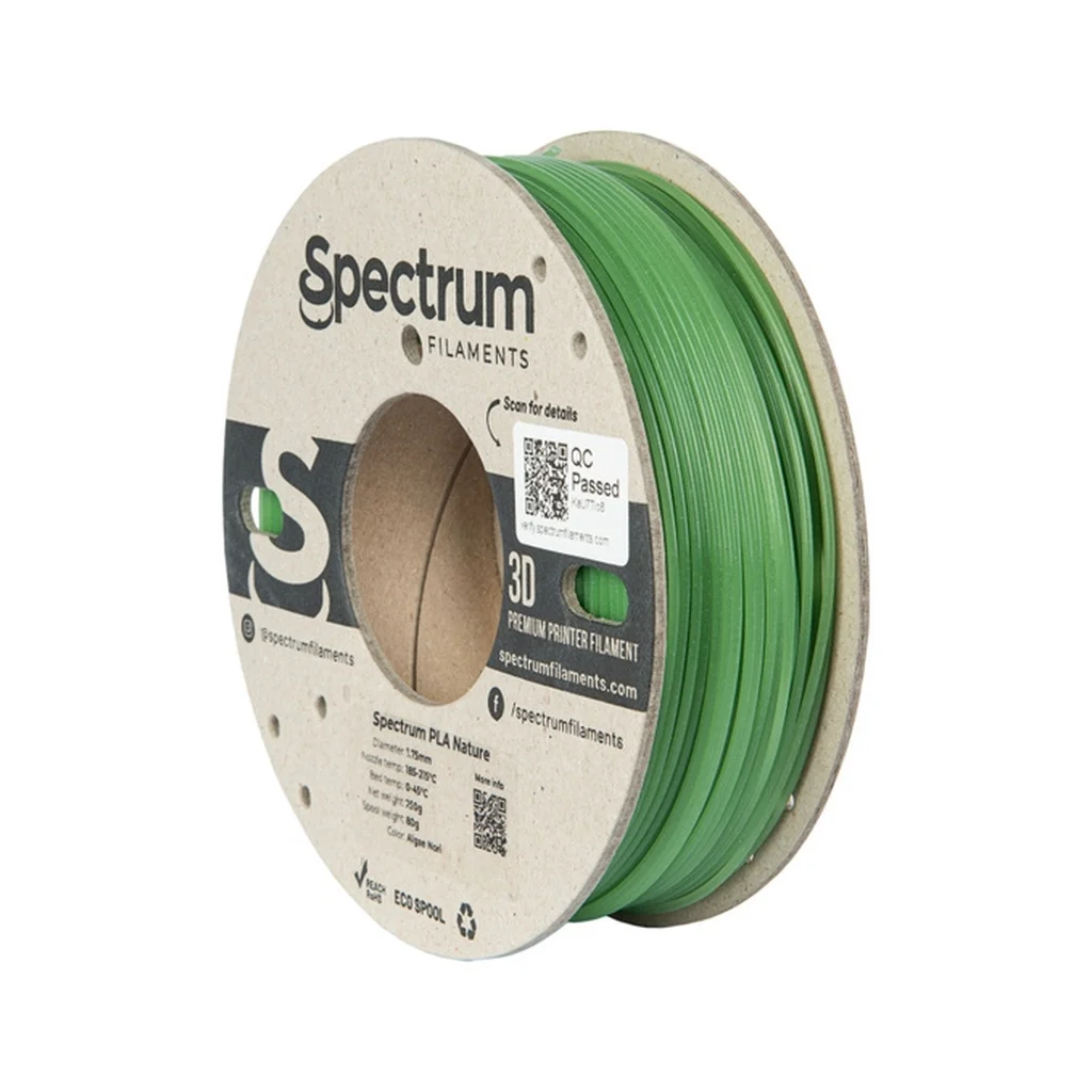 Пластик для 3D-принтера Spectrum PLA Nature 1.75mm 0.25kg Green, ALGAE NORI (80987)