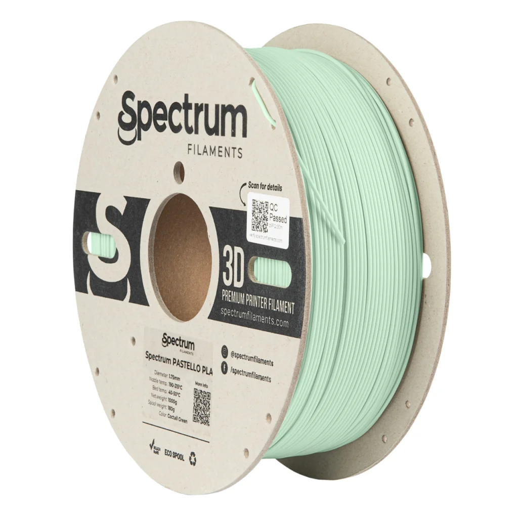 Пластик для 3D-принтера Spectrum PLA Pastello 1.75mm 1kg Green, Coctail (80707)