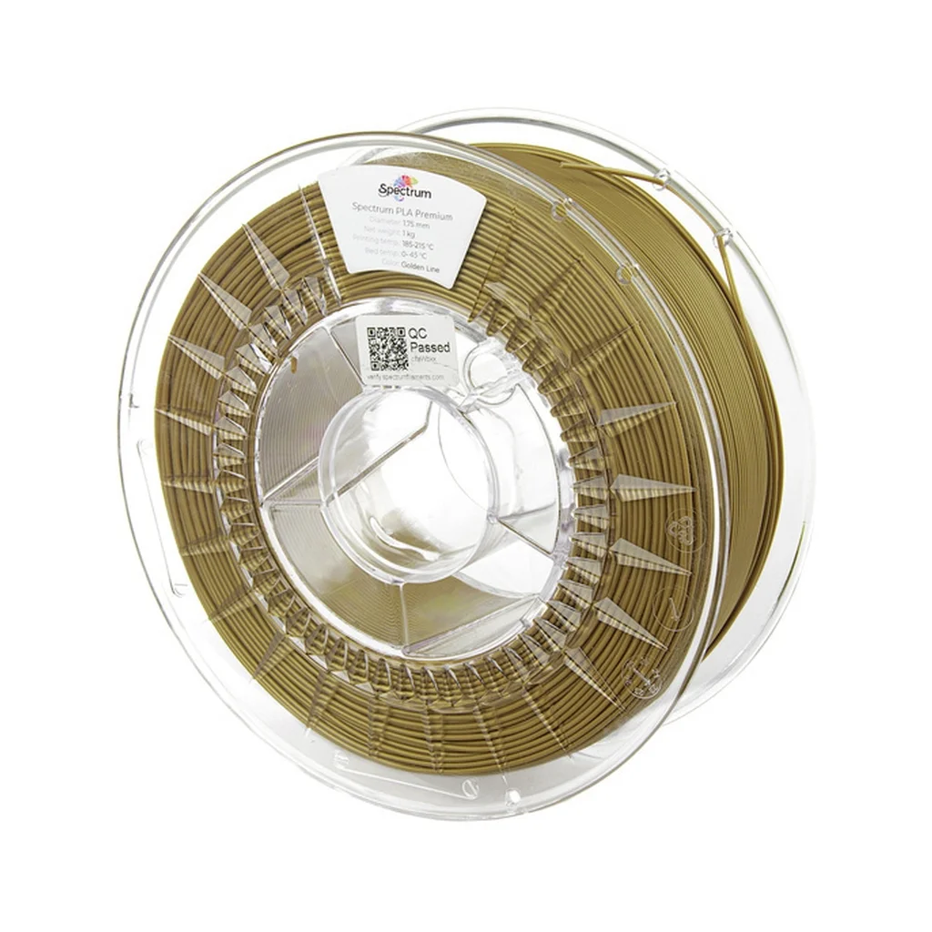 Пластик для 3D-принтера Spectrum PLA Premium 1.75mm 1kg Golden Line (80005)