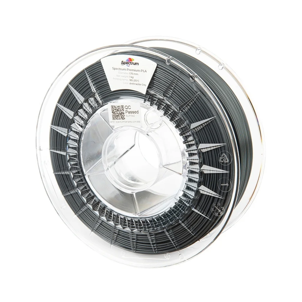 Пластик для 3D-принтера Spectrum PLA Premium 1.75mm 1kg Grey, Anthracite (80690)