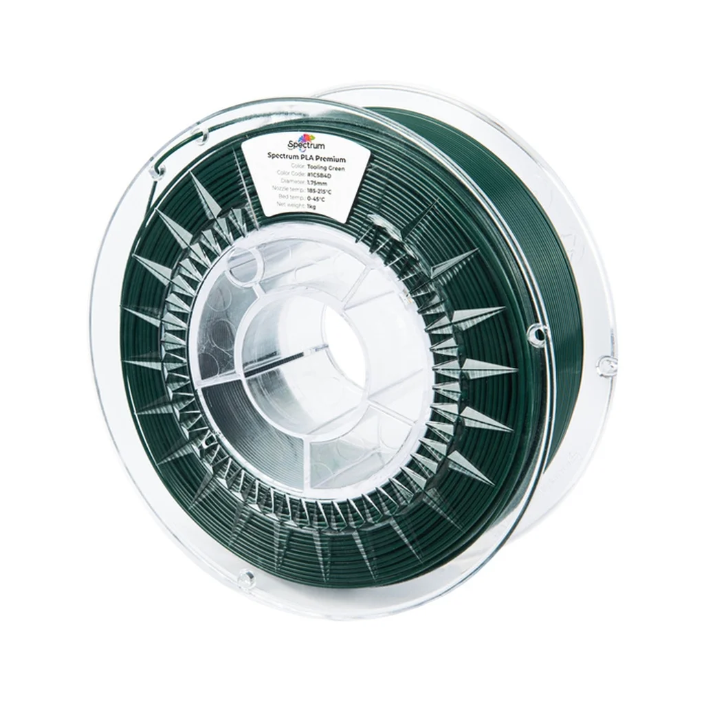 Пластик для 3D-принтера Spectrum PLA Premium 1.75mm 1kg Tooling Green (CW-PS-001)