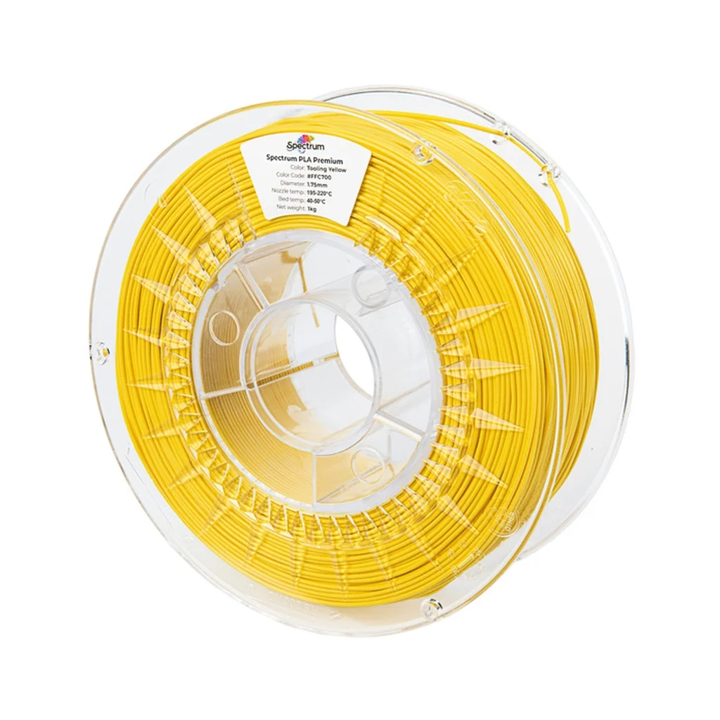 Пластик для 3D-принтера Spectrum PLA Premium 1.75mm 1kg Tooling Yellow (CW-DW-001)