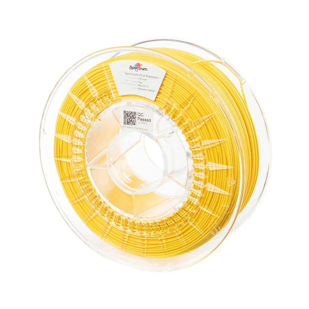 Пластик для 3D-принтера Spectrum PLA Premium 1.75mm 1kg Yellow, Bahama (80020)