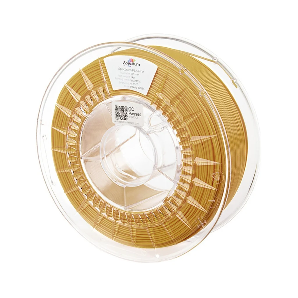 Пластик для 3D-принтера Spectrum PLA Pro 1.75mm 1kg Gold, Pearl (80110)