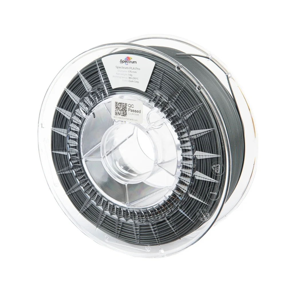 Пластик для 3D-принтера Spectrum PLA Pro 1.75mm 1kg Grey, Dark (80109)