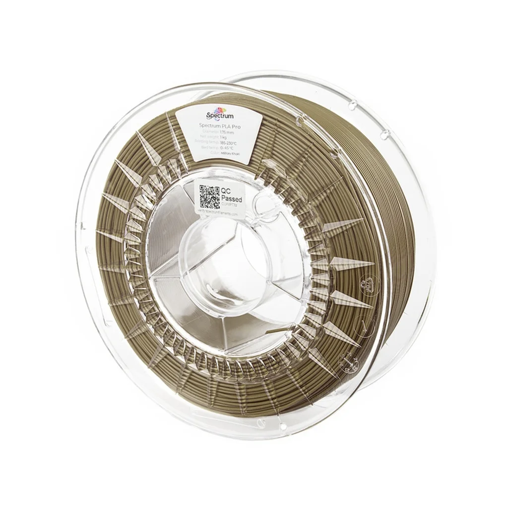 Пластик для 3D-принтера Spectrum PLA Pro 1.75mm 1kg Khaki, Military (80138)