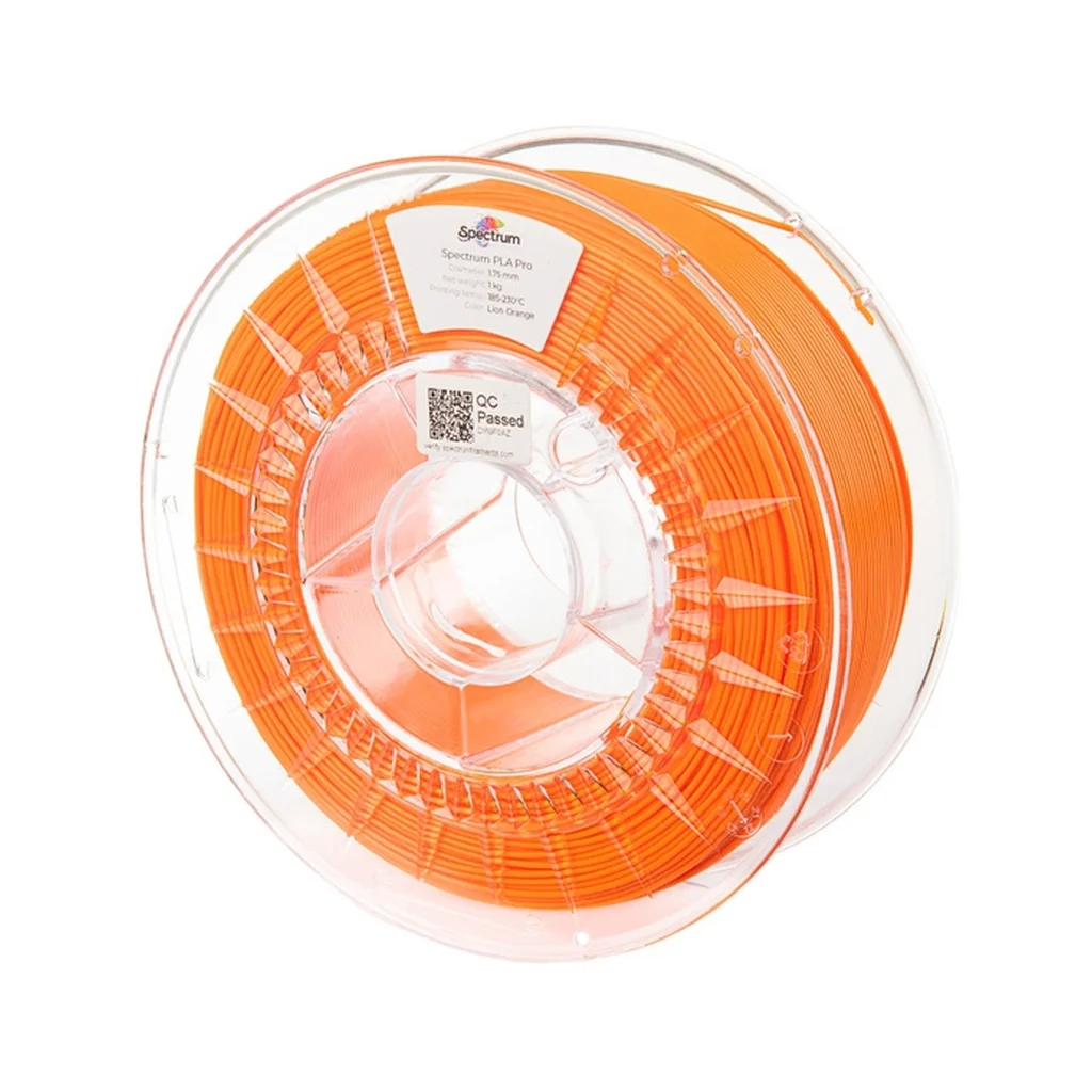 Пластик для 3D-принтера Spectrum PLA Pro 1.75mm 1kg Orange, Lion (80101)