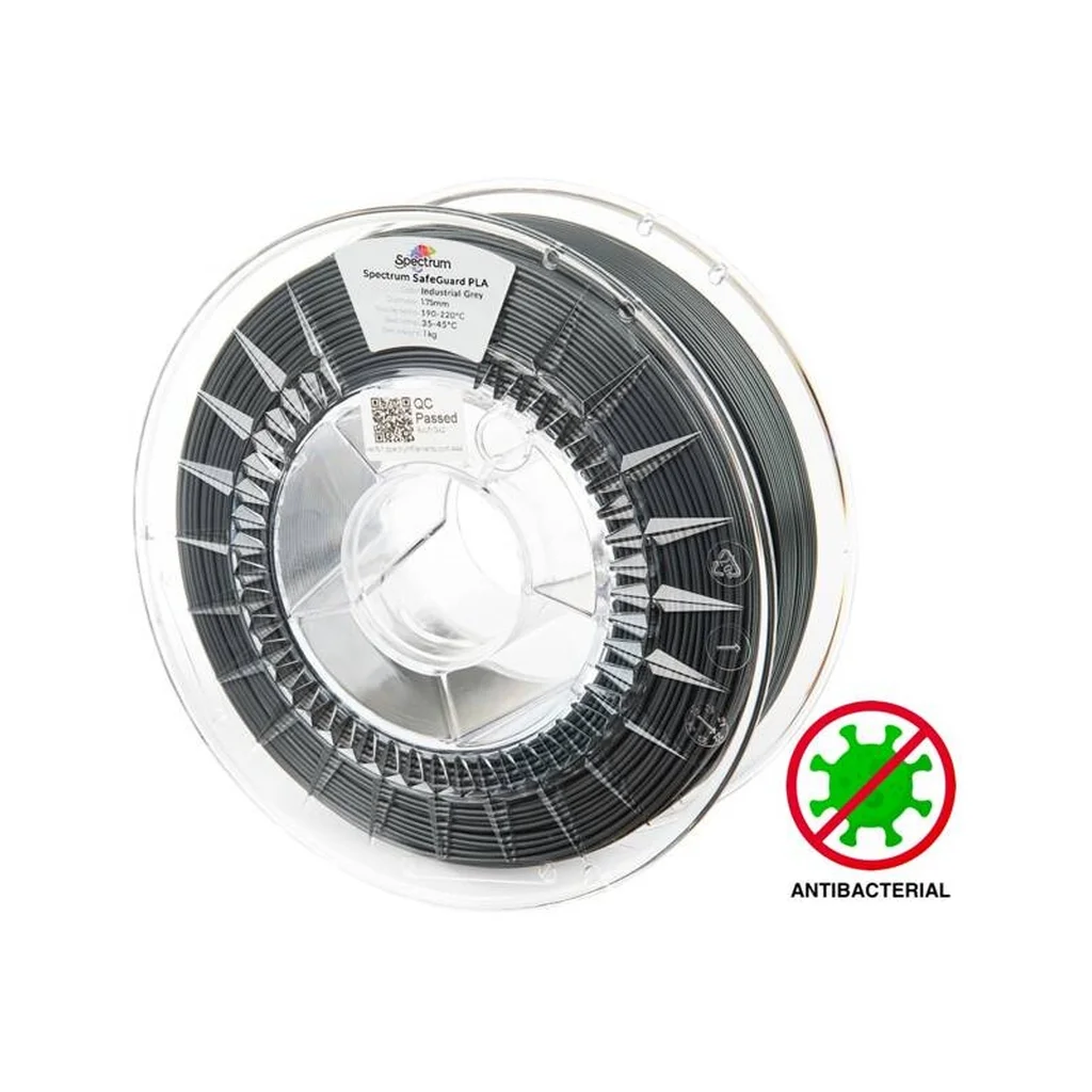 Пластик для 3D-принтера Spectrum PLA SafeGuard 1.75mm 1kg Grey, Industrial (81556)