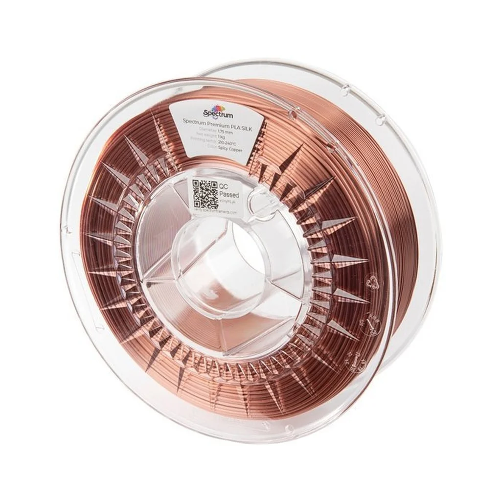 Пластик для 3D-принтера Spectrum PLA Silk 1.75mm 1kg, Copper, Spisy (80441)