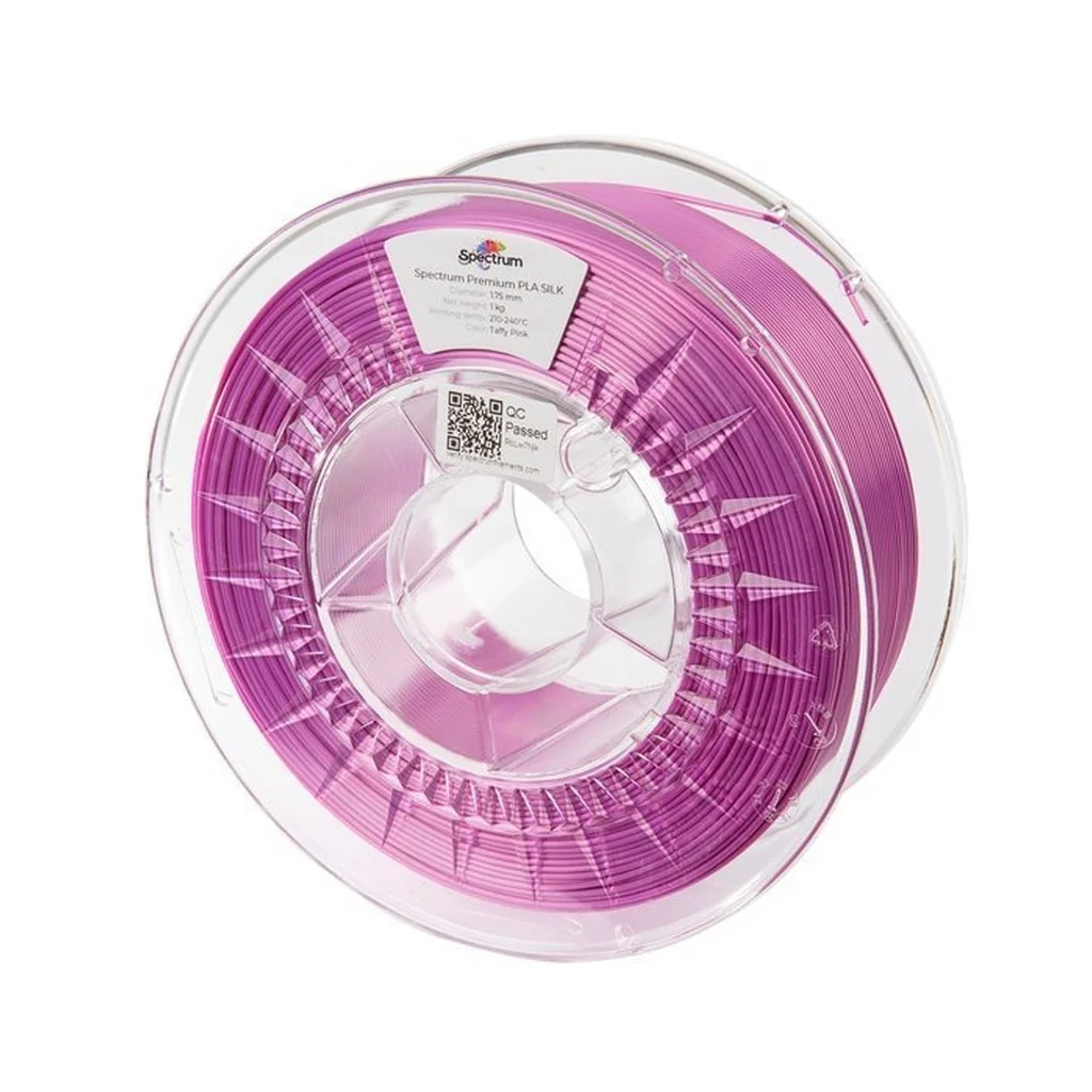 Пластик для 3D-принтера Spectrum PLA Silk 1.75mm 1kg, Pink, Taffy (80447)