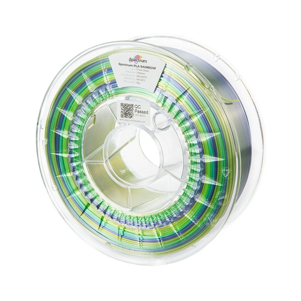 Пластик для 3D-принтера Spectrum PLA Silk Rainbow 1.75mm 1kg Frost Gloss (81019)